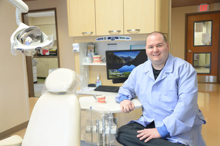 Blog Robert Patrenets in dental office